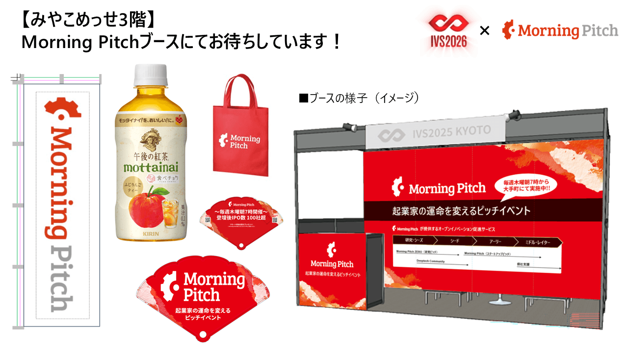 Morning Pitchが今年もIVS京都に参戦！