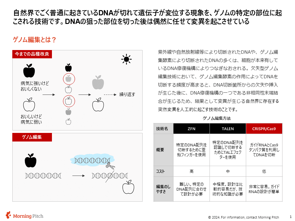 ゲノム編集技術の概要